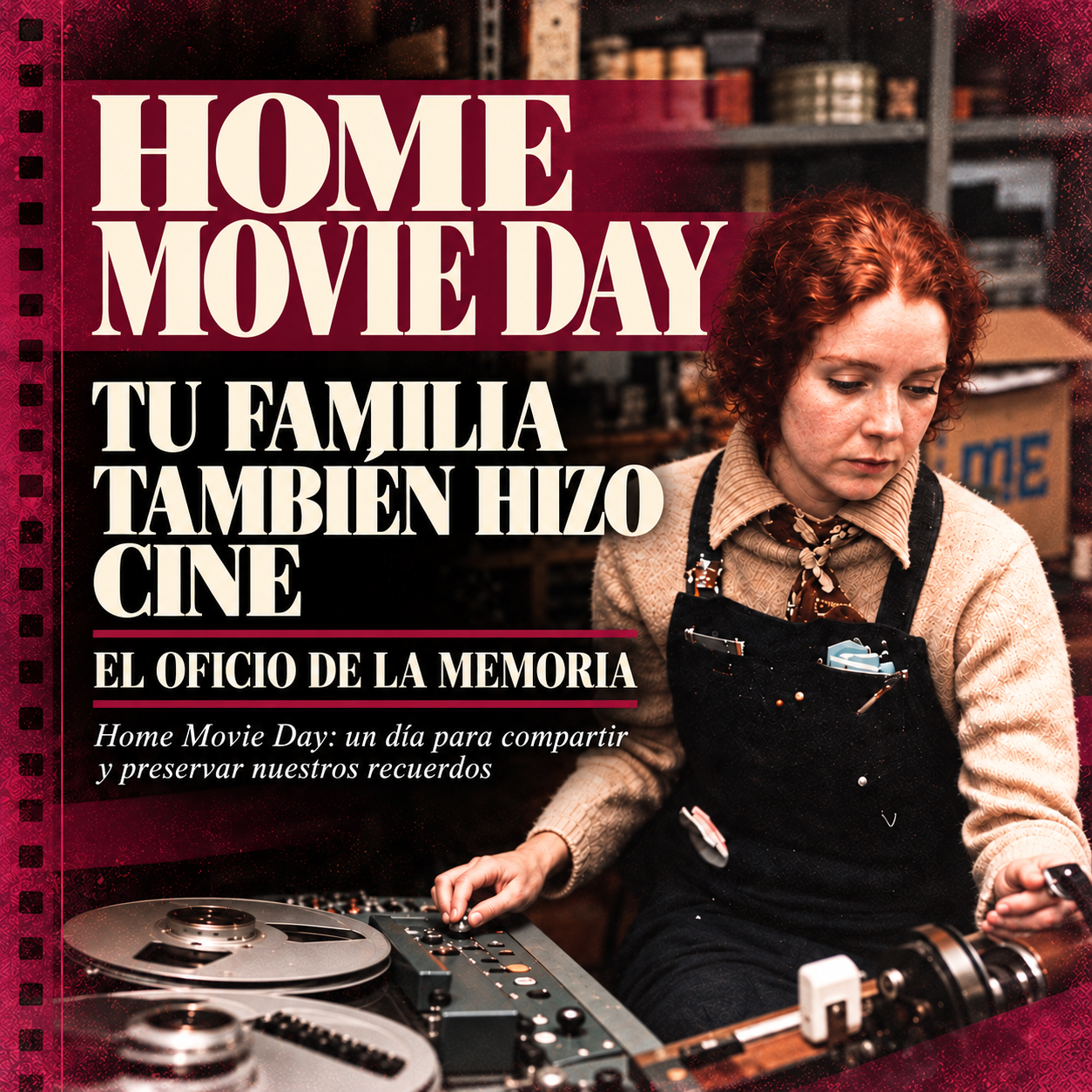Portada del episodio 3: Home Movie Day, tu familia también hizo cine
